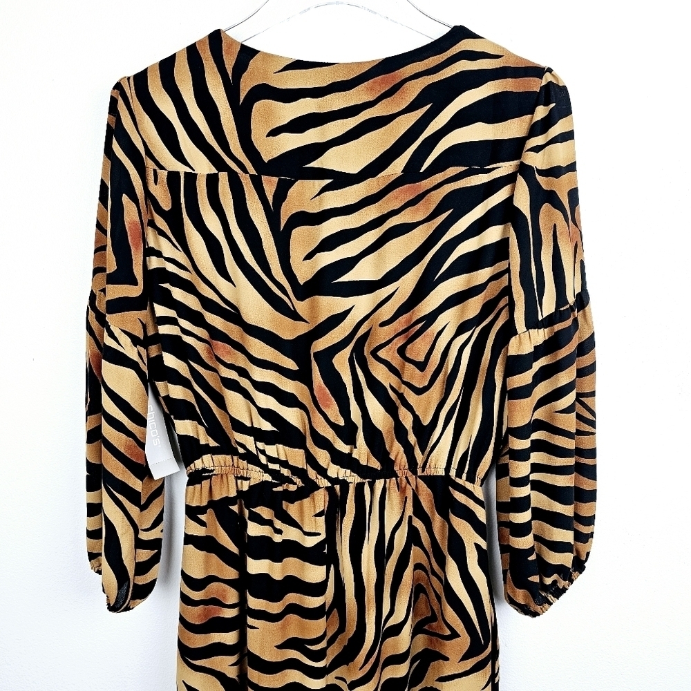 Chico's Tiger Print Maxi Dress NWT - Picture 9 of 16